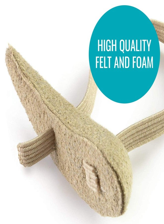 Steins Hammer Toe Crest Cushion and Buttress Pad Reduces Pressure from Calluses and Hammer Toes, Medium Right, Beige, 3 Count - Image 5